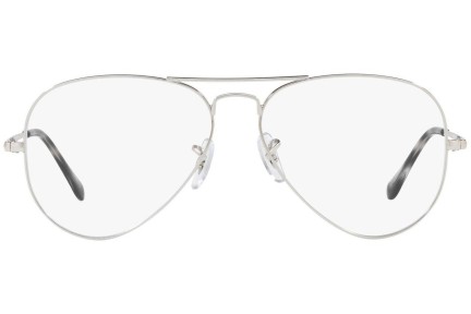 Silmälasit Ray-Ban Aviator Optics RX6489 2501 Pilotti Hopea