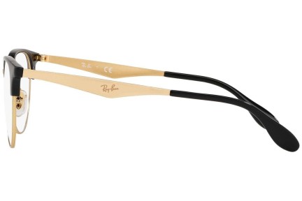 Okulary korekcyjne Ray-Ban RX6396 5784 Browline Czarne