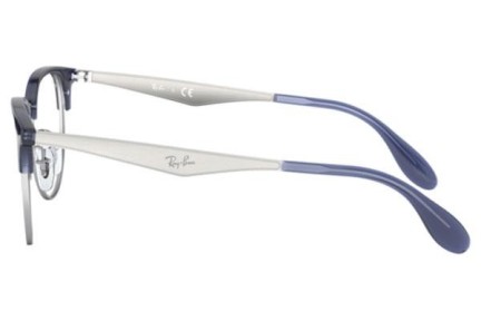 Okulary korekcyjne Ray-Ban RX6396 3084 Browline Srebrne