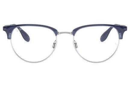 Okulary korekcyjne Ray-Ban RX6396 3084 Browline Srebrne