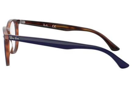 Okulary korekcyjne Ray-Ban RX7159 5910 Kwadratowe Niebieskie