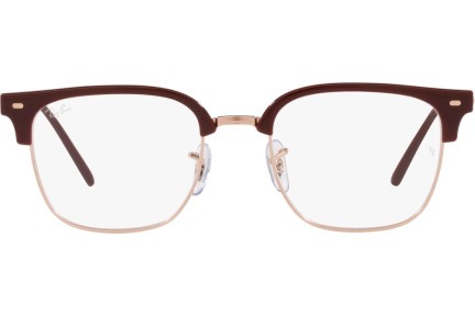 Okulary korekcyjne Ray-Ban New Clubmaster RX7216 8209 Browline Czerwone