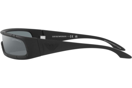 Okulary przeciwsłoneczne Emporio Armani EA4190U 50636G Pojedyncze | Shield Czarne