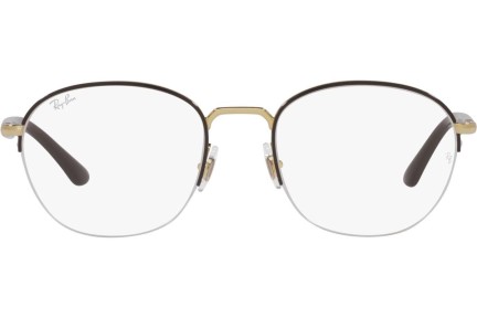 Okulary korekcyjne Ray-Ban RX6487 2905 Okrągłe Złote