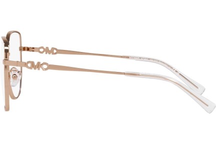 Okulary korekcyjne Michael Kors Belleville MK3062 1108SB blue-light [non-prescription] Kwadratowe Złote