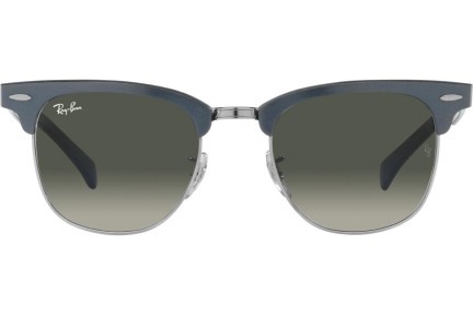 Okulary przeciwsłoneczne Ray-Ban Clubmaster Aluminum RB3507 924871 Browline Niebieskie