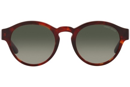 Okulary przeciwsłoneczne Giorgio Armani AR8146 596271 Okrągłe Havana