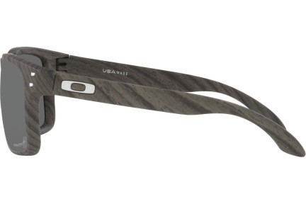 Okulary przeciwsłoneczne Oakley Holbrook XL OO9417-34 Polarized Kwadratowe Brązowe