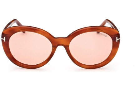 Okulary przeciwsłoneczne Tom Ford FT1009 53Y Owalne Havana