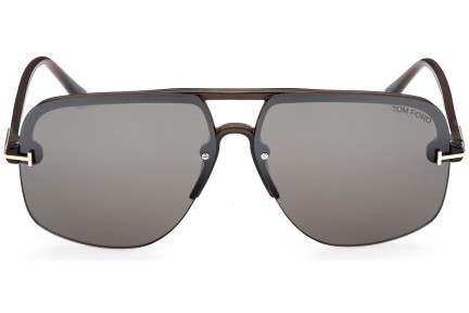 Okulary przeciwsłoneczne Tom Ford FT1003 51B Pilotki (Aviator) Brązowe