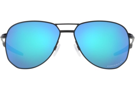 Okulary przeciwsłoneczne Oakley Contrail TI OO6050-04 PRIZM Sapphire Polarized Pilotki (Aviator) Szare