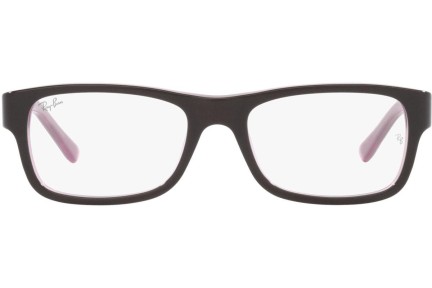 Glasses Ray-Ban RX5268 2126 Prostokątne Brązowe