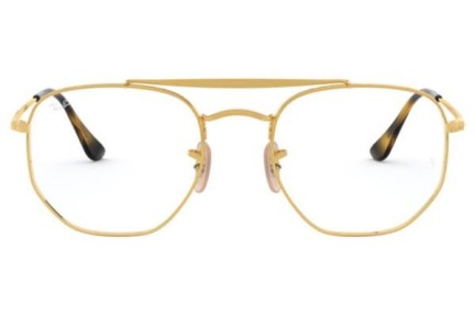 Okulary korekcyjne Ray-Ban The Marshal RX3648V 2500 Kwadratowe Złote