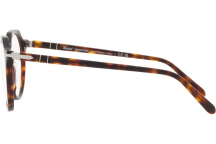 Okulary przeciwsłoneczne Persol PO3281S 24/GG Okrągłe Havana