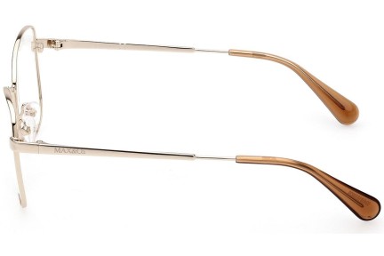 Okulary korekcyjne Max&Co. MO5091 032 Kocie oczy Złote