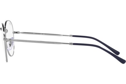 Okulary korekcyjne Ray-Ban David RX3582V 2502 Okrągłe Srebrne
