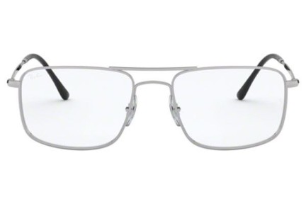 Okulary korekcyjne Ray-Ban RX6434 2501 Kwadratowe Srebrne