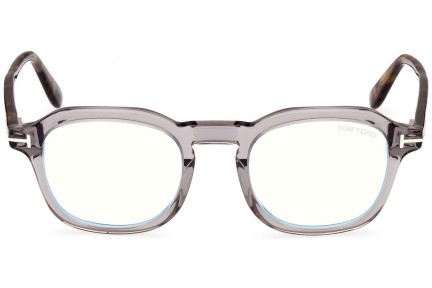 Okulary korekcyjne Tom Ford FT5836-B 020 Kwadratowe Szare