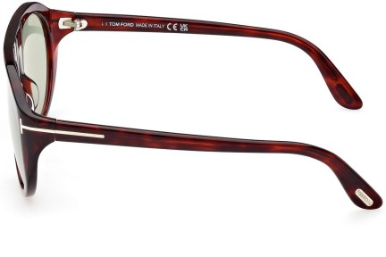 Okulary przeciwsłoneczne Tom Ford FT1001 54N Pilotki (Aviator) Havana