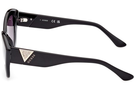Okulary przeciwsłoneczne Guess GU7868 01B Kocie oczy Czarne