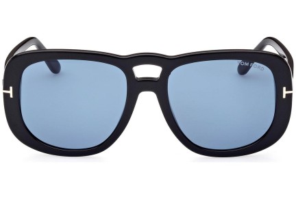 Ochelari de soare Tom Ford FT1012 01V Pilot Negri