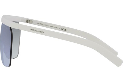 Okulary przeciwsłoneczne Giorgio Armani AR8169 5344D6 Pojedyncze | Shield Białe