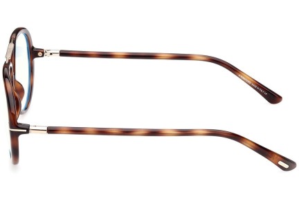 Okulary korekcyjne Tom Ford FT5838-B 053 Pilotki (Aviator) Havana