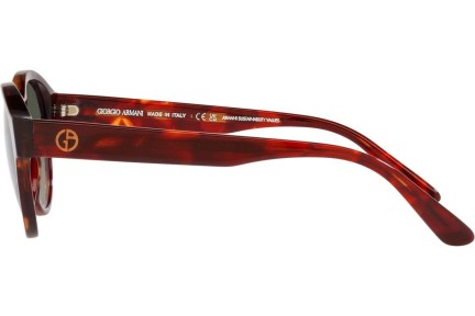 Okulary przeciwsłoneczne Giorgio Armani AR8146 596271 Okrągłe Havana