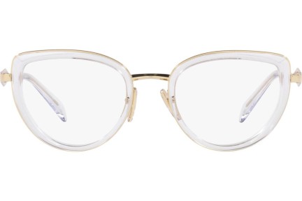 Okulary korekcyjne Prada PR54ZV 2AZ1O1 Kocie oczy Przezroczyste