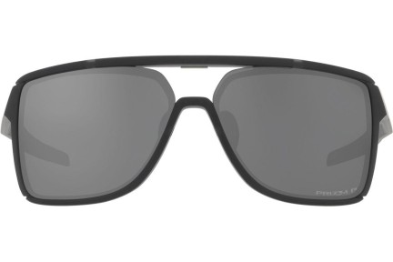 Napszemüvegek Oakley Castel OO9147-02 Polarized Szogletes Fekete