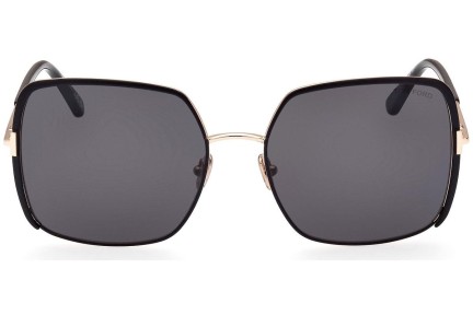 Ochelari de soare Tom Ford FT1006 02A Cat Eye Negri