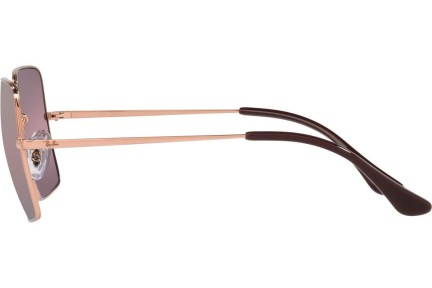 Okulary przeciwsłoneczne Ray-Ban Square RB1971 9202G9 Polarized Kwadratowe Złote