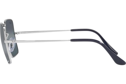 Okulary przeciwsłoneczne Ray-Ban Square RB1971 9242G6 Polarized Kwadratowe Srebrne
