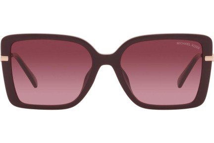 Okulary przeciwsłoneczne Michael Kors Castellina MK2174U 33448H Prostokątne Brązowe
