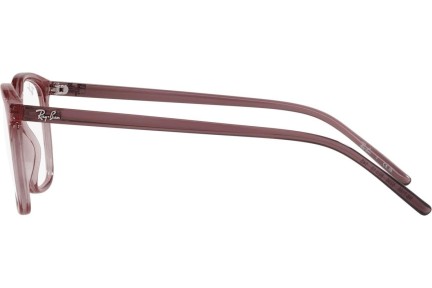 Okulary korekcyjne Ray-Ban RX7185 8236 Kwadratowe Brązowe