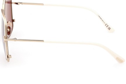Okulary przeciwsłoneczne Tom Ford FT1006 32Y Kocie oczy Złote