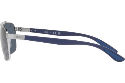 Okulary przeciwsłoneczne Ray-Ban RB3701 924387 Prostokątne Srebrne