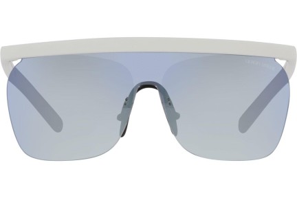 Okulary przeciwsłoneczne Giorgio Armani AR8169 5344D6 Pojedyncze | Shield Białe