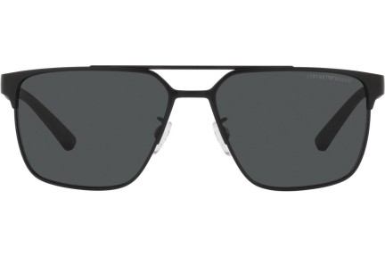 Okulary przeciwsłoneczne Emporio Armani EA2134 300187 Kwadratowe Czarne