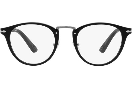Okulary przeciwsłoneczne Persol PO3108S 95/GH Okrągłe Czarne