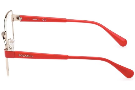 Okulary korekcyjne Max&Co. MO5086 066 Kocie oczy Czerwone