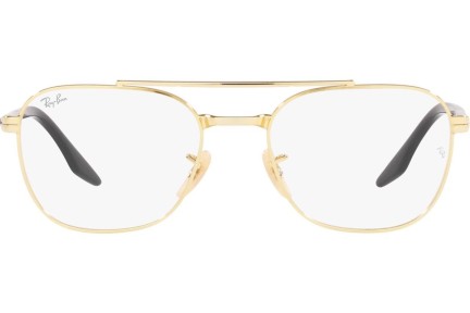 Okulary korekcyjne Ray-Ban RX6485 3122 Kwadratowe Złote