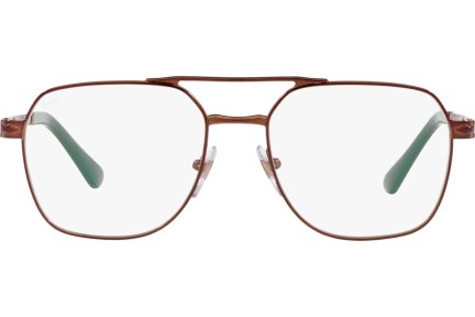 Okulary przeciwsłoneczne Persol PO1004S 1124GH Kwadratowe Brązowe
