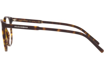 Okulary korekcyjne Dolce & Gabbana DG3366 502 Okrągłe Havana