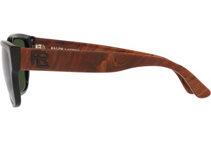 Okulary przeciwsłoneczne Ralph Lauren The RL 50 RL8205 539871 Kwadratowe Czarne