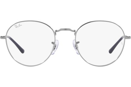 Okulary korekcyjne Ray-Ban David RX3582V 2502 Okrągłe Srebrne