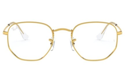 Briller Ray-Ban Hexagonal RX6448 3086 Firkantet Guld