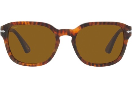Okulary przeciwsłoneczne Persol PO3305S 118433 Kwadratowe Havana
