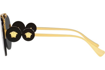 Okulary przeciwsłoneczne Versace Double Medusa Aviator VE2250 100287 Pilotki (Aviator) Złote
