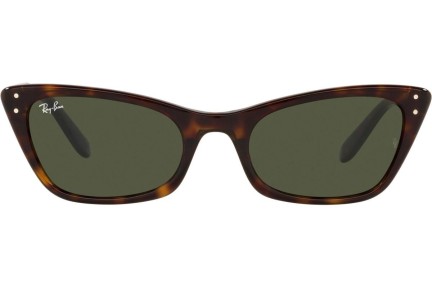 Okulary przeciwsłoneczne Ray-Ban Lady Burbank RB2299 902/31 Kocie oczy Havana